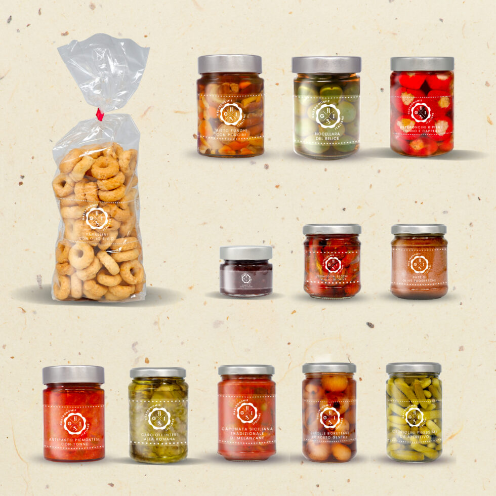 scatola antipasti all'italiana