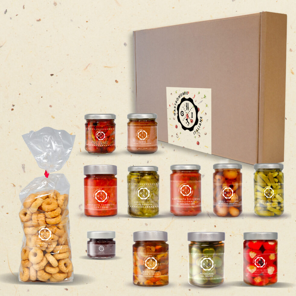 scatola antipasti all'italiana